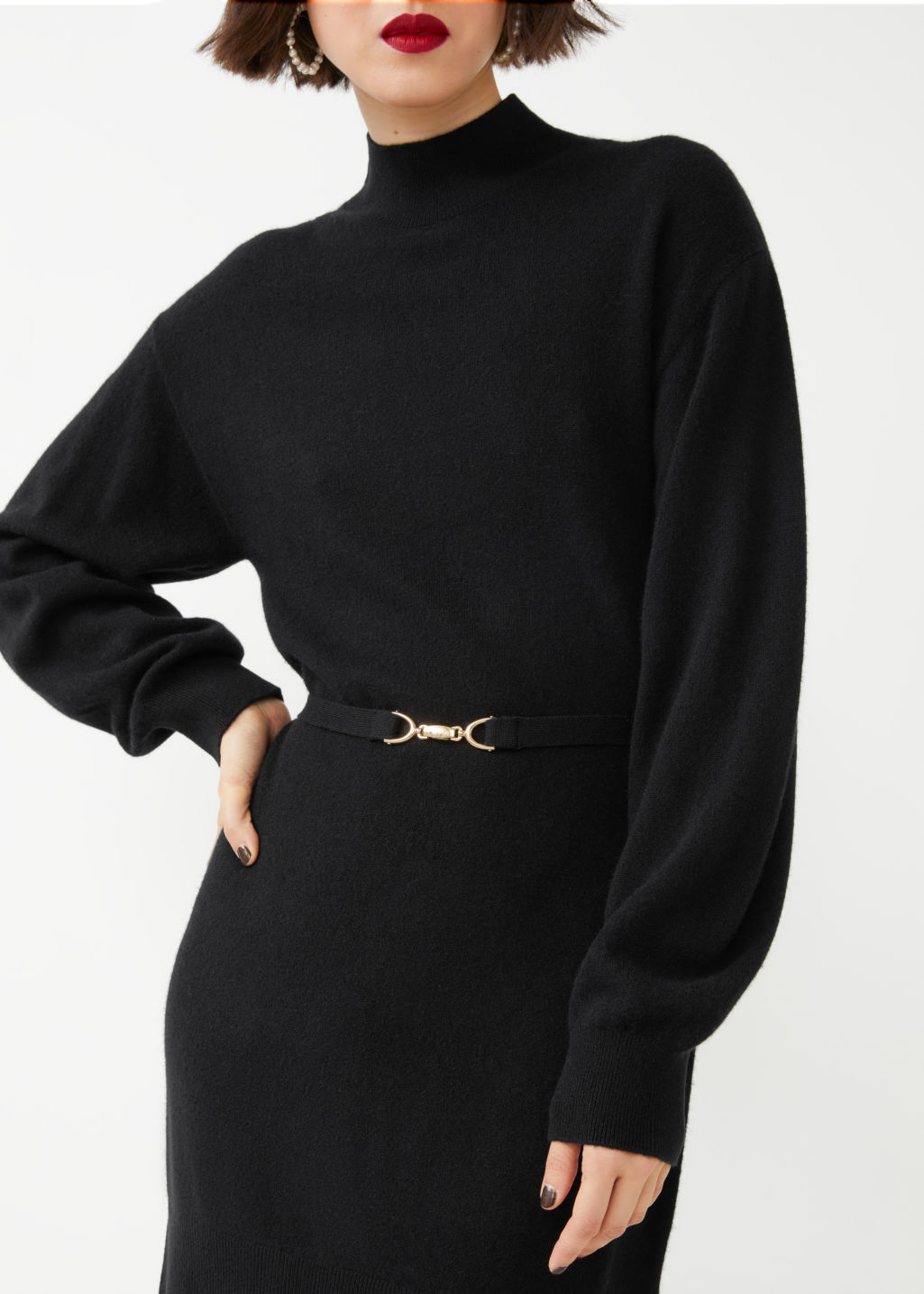 black cashmere mini dress Madame Sheer Lace Mini Dress – edikted