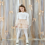 Adee Blair Tulle Skirt Set Snow White