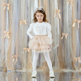 Adee Blair Tulle Skirt Set Snow White
