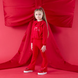 Adee Amara Flare Tracksuit Red