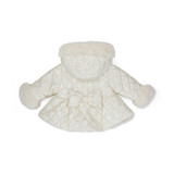 Little A Dolly Quilted Jacket Snow White