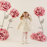 Little A Dolly Quilted Jacket Snow White