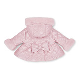 Little A Dolly Quilted Jacket Pink