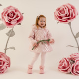 Little A Dolly Quilted Jacket Pink
