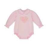 Little A Dulcie Fur Heart Romper