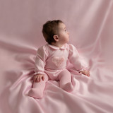 Little A Dulcie Fur Heart Romper