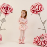 Little A Deena Rose Print Jam Pant Set