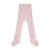 Little A Divine Bow Tights Pink
