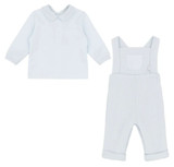 Pastels & Co Charlie Dungaree Set Blue