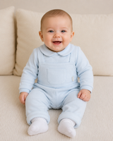 Pastels & Co Charlie Dungaree Set Blue