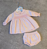 Sardon Smocked Dress Pink 26CB-623