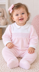Deolinda Smocked All in one DBI26126 Pink