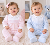 Deolinda Smocked All in one DBI26126 Blue