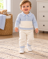 Pex Parker Trouser Suit Blue/White