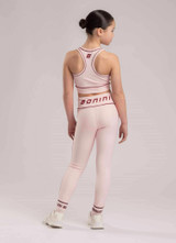Bonini Piping Sport Crop Top Revive Pink/ Burgundy BNC017