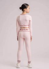 Bonini Piping Leggings Revive Pink/ Burgundy BNC019