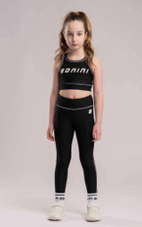 Bonini Piping Leggings Revive Black BNC019