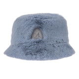 Adee Paloma Faux Fur Bucket Hat Iced Blue