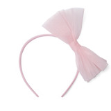 Adee Lennon Tulle Bow Headband Pink