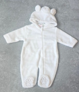 Pex Snuggles Sleepsuit White Pex Snuggles Sleepsuit White