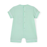 Mitch & Son Mini Nelson Jersey Romper Mint