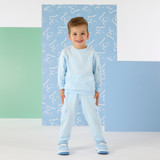 Mitch & Son Oakly Tracksuit with Pocket Detail Blue