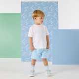 Mitch & Son Oake Osmar Tshirt & Swimshort Set Blue