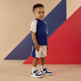 Mitch & Son Phillip Poly Short Set Navy