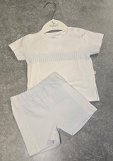 Deolinda Short Set White/ Blue DBV26726
