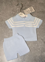 Pex Mateo Short Set Blue