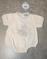 Sardon Cotton Romper 26HA-337 Blue