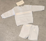 Pastels & Co Benson Blue Jumper Short Set