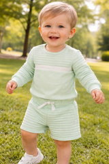 Pastels & Co Benson Mint Jumper Short Set