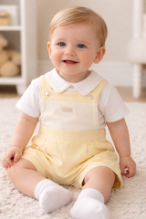 Mintini Dungaree Set Lemon MB6899