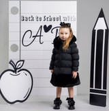 PREORDER Adee Rhia Long Back to School Coat Black