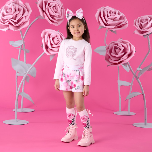 Adee Amaya Short Set Pink