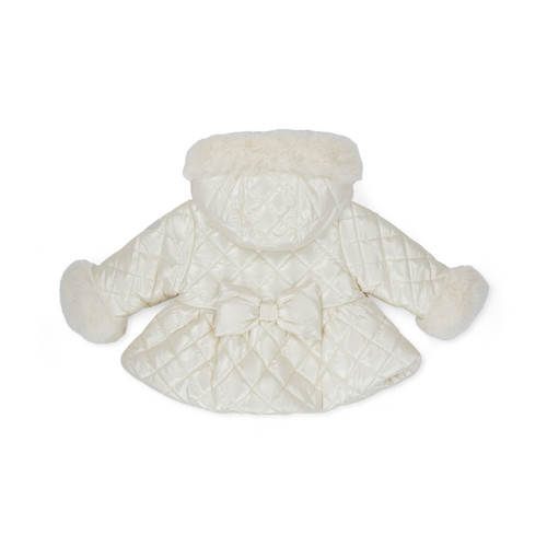 Little A Dolly Quilted Jacket Snow White