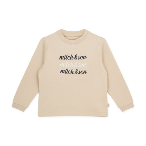 Mitch & Son Sutton Long Sleeve Top Stone Beige