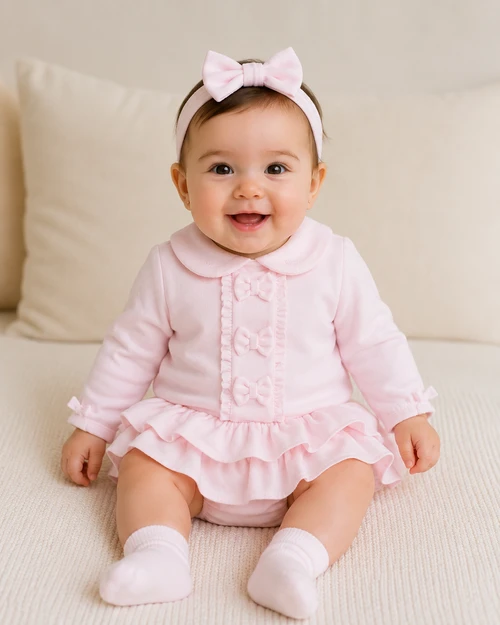 Pastels & Co Jam Pants Set Emma Pink