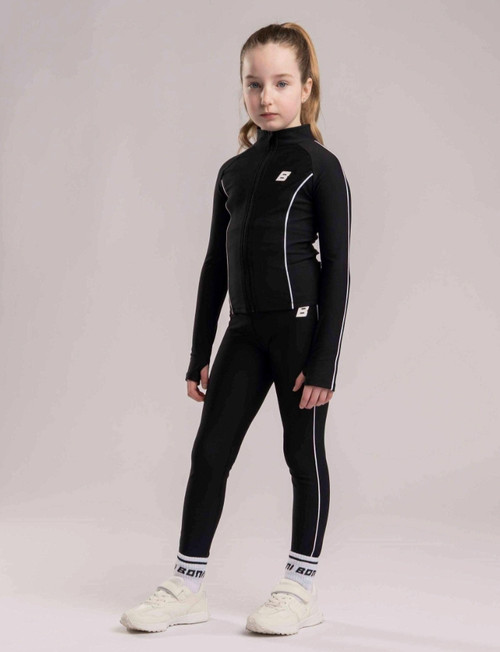 Bonini Piping Sport Zipper Revive Black BNC016
