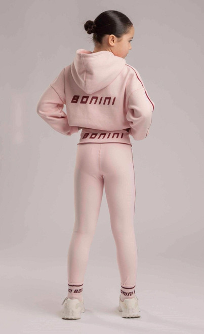 Bonini Piping Sport Logo Hoody Revive Pink BNC015