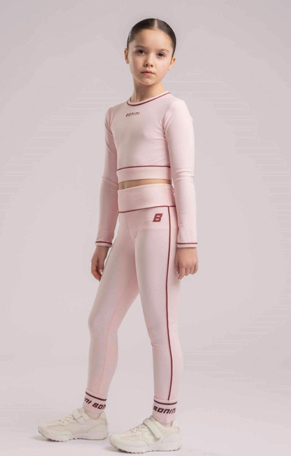 Bonini Piping Leggings Revive Pink/ Burgundy BNC019