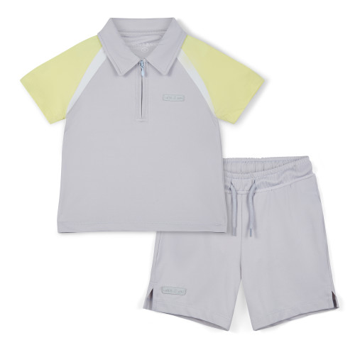 Mitch & Son Gunner Poly Polo Short Set Mitch & Son Gunner Poly Polo Short Set