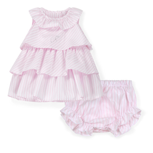 Little A Aria Frill Seersucker Dress Little A Aria Frill Seersucker Dress