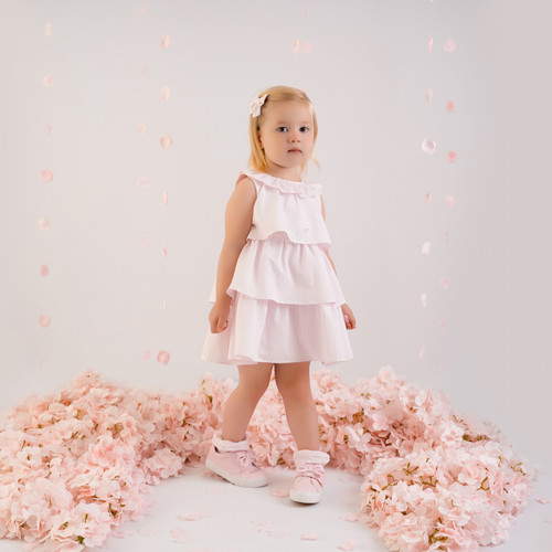 Little A Aria Frill Seersucker Dress Little A Aria Frill Seersucker Dress