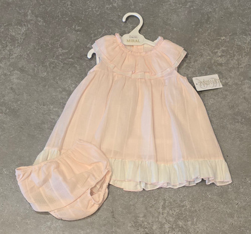 Lor Miral Baby Dress and Pants Pink 51002 Lor Miral Baby Dress and Pants Pink 51002