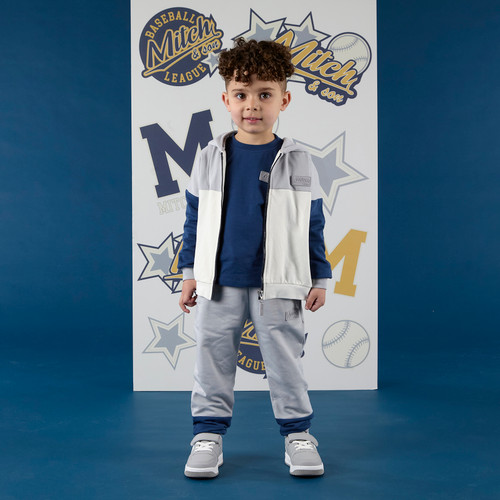 Mitch & Son Kayden Drop Shoulder Zipper Tracksuit Mitch & Son Kayden Drop Shoulder Zipper Tracksuit
