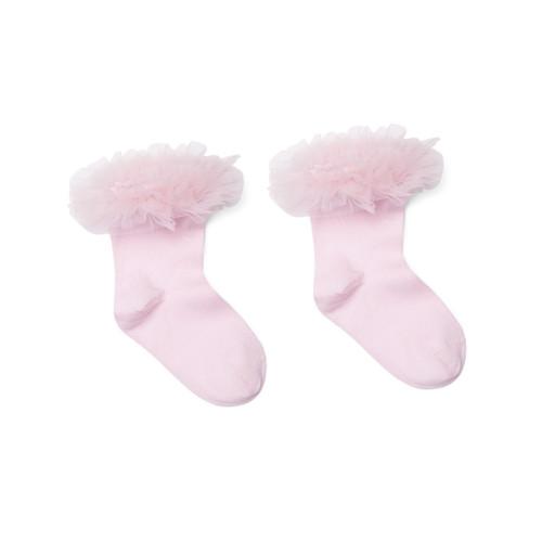 Little A Tulle Ankle Socks Pink Little A Tulle Ankle Socks Pink