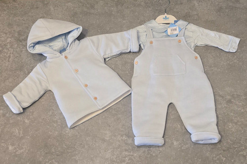 Sardon Dungarees and Jacket Set 25CB-638 Sardon Dungarees and Jacket Set 25CB-638