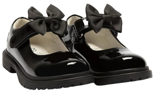 Miss LK Maisie Bow Black Patent Miss LK Maisie Bow Black Patent